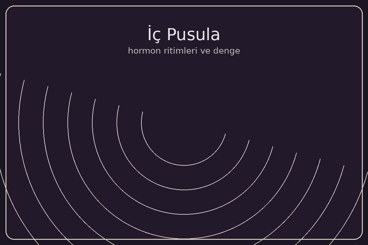 Hormonlar iç pusula görseli